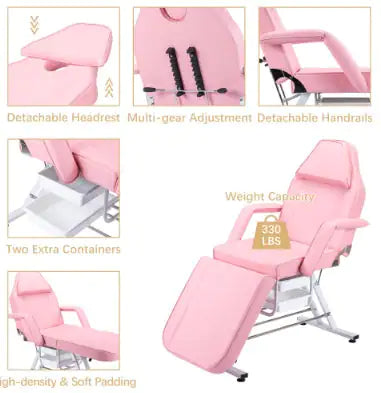 Metal Massage Salon Tattoo Chair